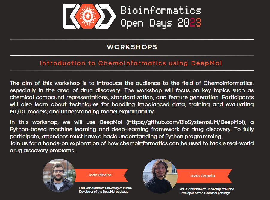 Workshop 1: Introduction to Chemoinformatics using DeepMol